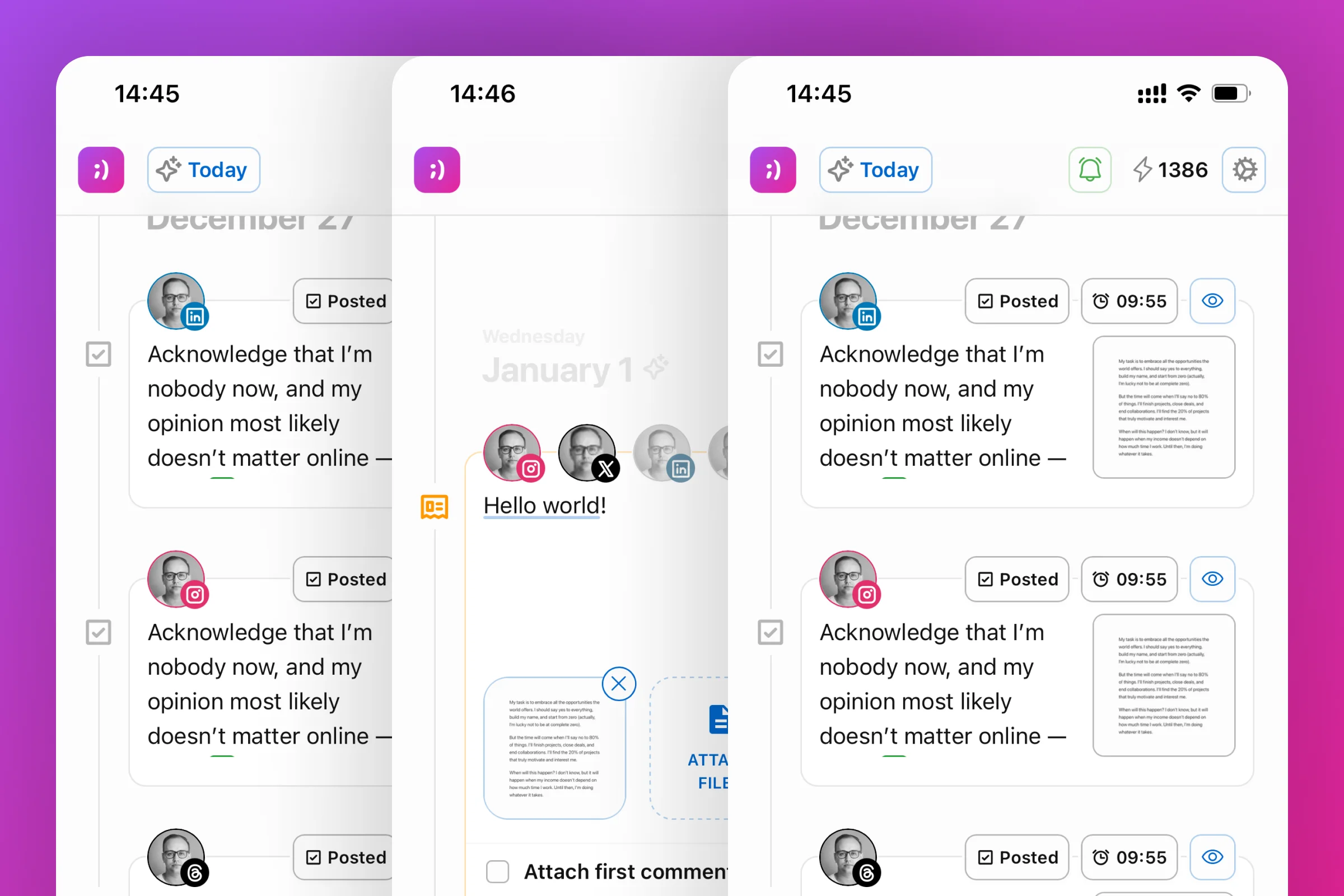Content Pal, a pay-per-use social media content scheduler for solo creators